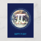 Happy Pi Day | Celebrate Postkarte (Vorderseite)