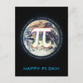 Happy Pi Day | Celebrate Postkarte (Vorderseite)
