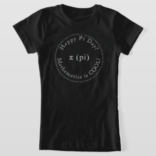 Happy Pi Day Digits Elegante Mathe Science School T-Shirt