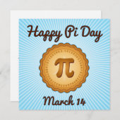Happy Pi Day Einladung (Vorne/Hinten)