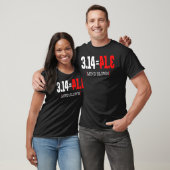 Happy Pi Day Funny 3 14 Pie Day Stem Science Math T-Shirt (Unisex)