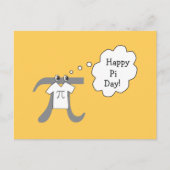 Happy Pi Day Funny Pi Typ Postkarte (Vorderseite)