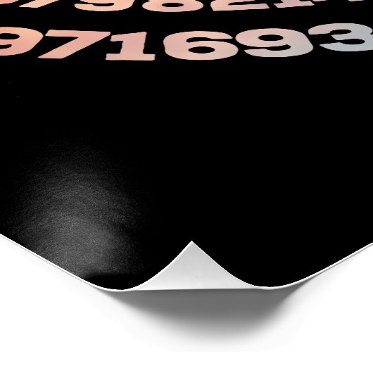 Happy Pi Day Funny School Mathe Spiral Text Poster (Ecke)