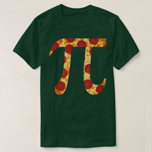 Happy Pi Day Geschenk Pepperoni Pizza Muster T - S T-Shirt (Design vorne)