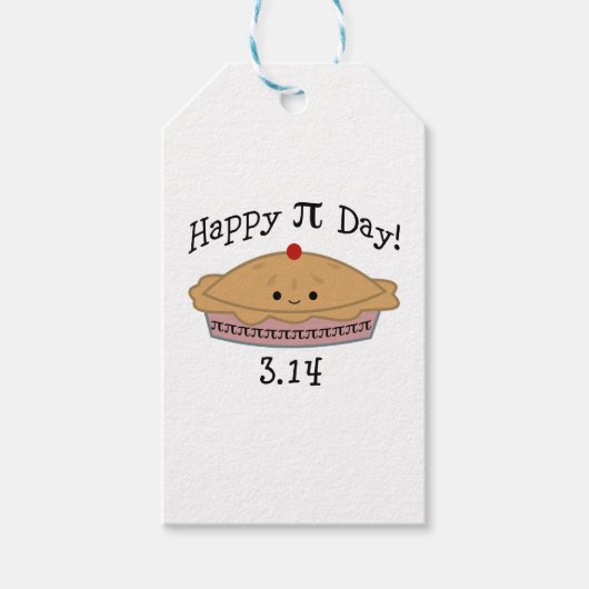 Happy Pi Day Geschenkanhänger (Vorderseite)
