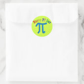 Happy Pi Day Geschenke, einzigartig verkörpert Des Runder Aufkleber (Tasche)