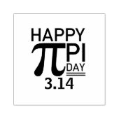 Happy Pi Day Gummistempel (Prägung)