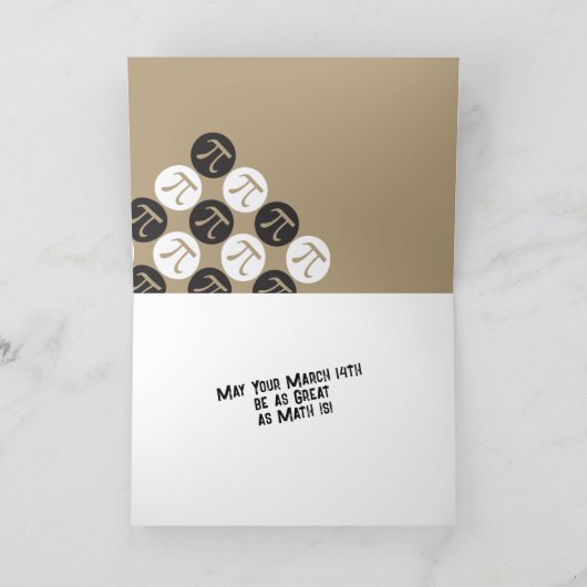 Happy Pi Day Karte (Innenseite)