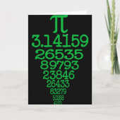 Happy Pi Day Karte (Vorderseite)