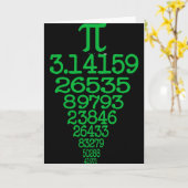 Happy Pi Day Karte (Gelbe Blume)