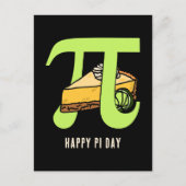 HAPPY PI DAY Key Limon Pie Postkarte (Vorderseite)
