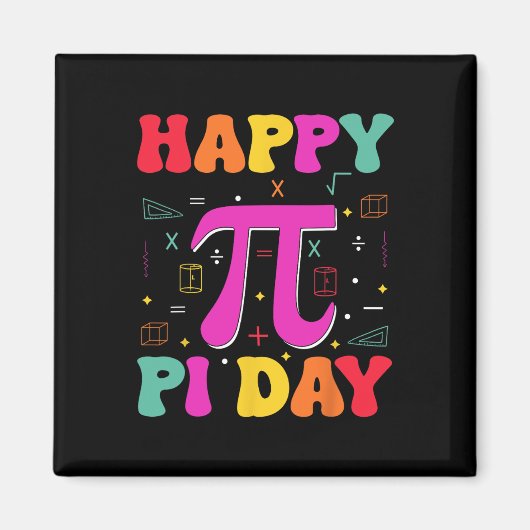 Happy Pi Day Kids Mathematik Lehrer Student Profes Magnet (Vorne)