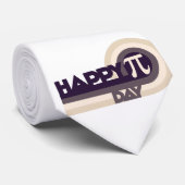 Happy Pi Day Krawatte (Gerollt)