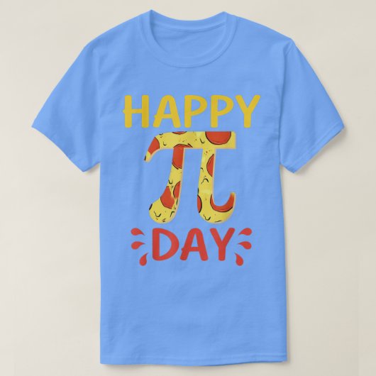 Happy Pi Day Lover Pizza 950 T-Shirt (Design vorne)