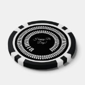 Happy Pi Day Math Digits 3.14 Mathematik Pokerchips (Einzeln)