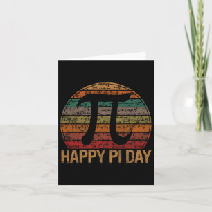 Happy Pi Day Math Gleichungen Sunset Geschenklehre Karte