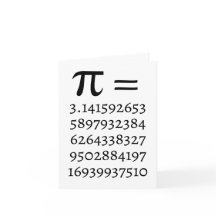Happy Pi Day Math Lover Grußkarte