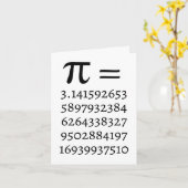 Happy Pi Day Math Lover Grußkarte Karte (Gelbe Blume)