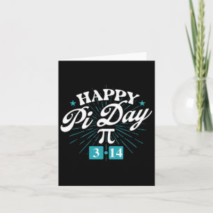Happy Pi Day - Math Lover Pi Symbol Science Pi Day Karte