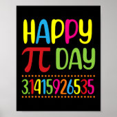 Happy Pi Day Math Lover Student Teacher 3 14 Poster (Vorne)