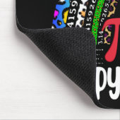 Happy Pi Day Mathematiatic Leopard Rainbow, Mathe Mousepad (Ecke)