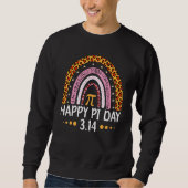 Happy Pi Day Mathematic Math Teacher Gifts Leopard Sweatshirt (Vorderseite)