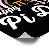 Happy Pi Day Mathematic Mathematiatic Teacher Stud Poster (Ecke)