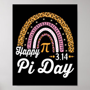 Happy Pi Day Mathematic Mathematiatic Teacher Stud Poster