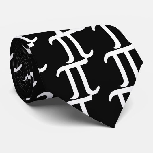 Happy Pi Day Mathematik Geek Krawatte (Gerollt)