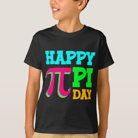 Happy Pi Day Mathematik Lehrer Student T-Shirt (Vorderseite)