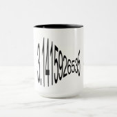 Happy Pi Day mit Liebe Pi Digits 3.1415926535 Tasse (Zentrum)