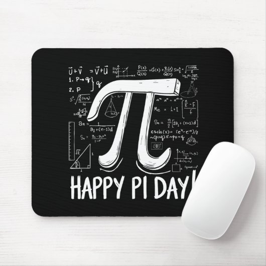 Happy Pi Day Mouse Pad - Mathematik Design Mousepad (Mit Mouse)