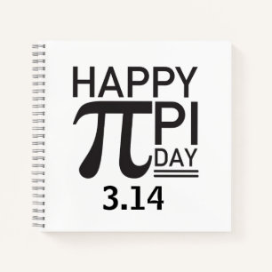 Happy Pi Day Notizblock