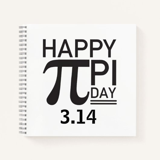 Happy Pi Day Notizblock (Vorderseite)