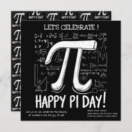 Happy Pi Day Party Einladung - Fun Math