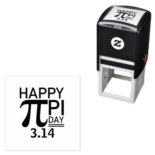 Happy Pi Day Permastempel (Beispiel)