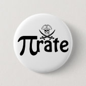 Happy Pi Day | Pi-Rate Button (Vorderseite)