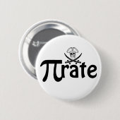 Happy Pi Day | Pi-Rate Button (Vorne & Hinten)