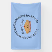 Happy Pi Day Pie Banner (Vertikal)