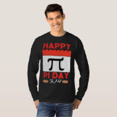 Happy Pi Day Pie Day calendar Mathematics Pi Symbo T-Shirt (Vorne ganz)