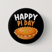 Happy Pi Day Pie Mathematik Mathematik Math Rainbo Button (Vorderseite)
