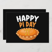 Happy Pi Day Pie Mathematik Mathematik Math Rainbo Einladung (Vorne/Hinten)