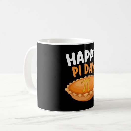 Happy Pi Day Pie Mathematik Mathematik Math Rainbo Kaffeetasse (Vorderseite Links)