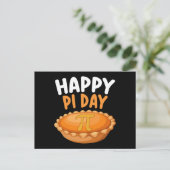 Happy Pi Day Pie Mathematik Mathematik Math Rainbo Postkarte (Stehend Vorderseite)