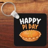 Happy Pi Day Pie Mathematik Mathematik Math Rainbo Schlüsselanhänger (Vorderseite)