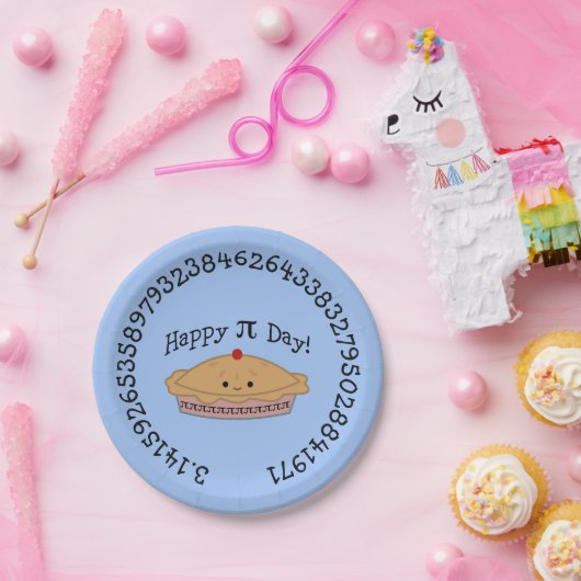 Happy Pi Day Pie Pappteller (Party)