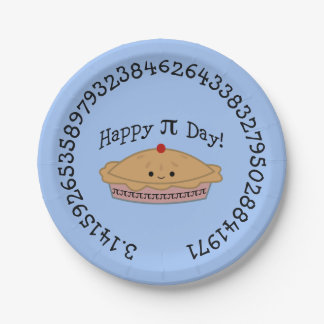 Happy Pi Day Pie Pappteller