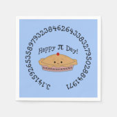 Happy Pi Day Pie Serviette (Vorderseite)