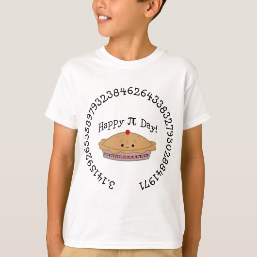 Happy Pi Day Pie T-Shirt (Vorderseite)