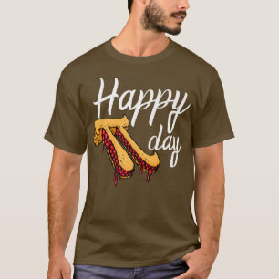Happy Pi Day Pizza Funny Mathletics Pizza Feinschm T-Shirt